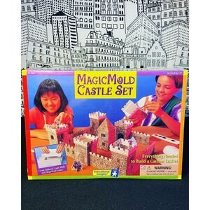 SEALED Vintage 1996 Magic Mold Castle Set Educational Insights Family Craft STEM
